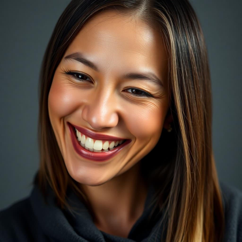 Jill Hills, Ecuadorian performer with fair to medium, mixed, straight, medium, hazel — gallery image 12 of 20